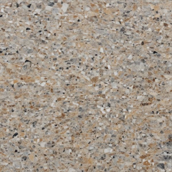 Granite slab with natural veining patterns