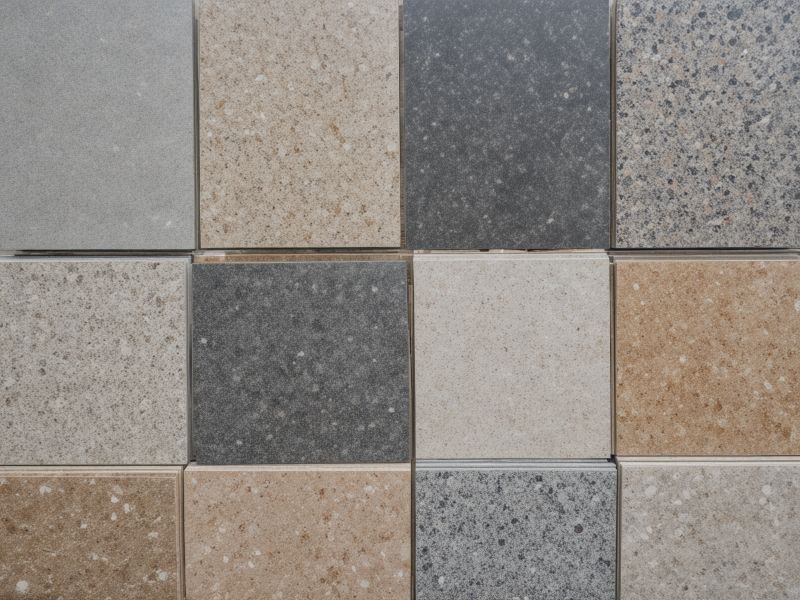 Happy client shaking hands with stonemason